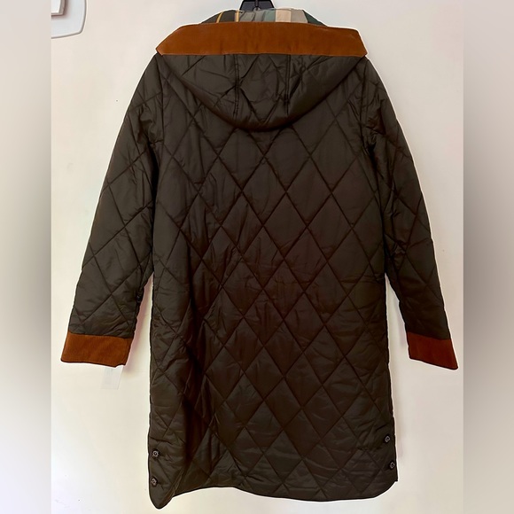 NWTs Barbour Mickley Quilted Jacket. Sage/Ancient. Sz. 10 US (14 UK) - Picture 9 of 16
